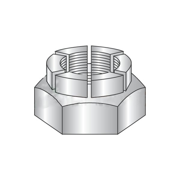 Newport Fasteners Flexible Top Lock Nut, #10-32, 18-8 Stainless Steel, Not Graded, 250 PK 732011 - main